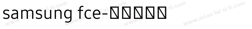 samsung fce字体转换